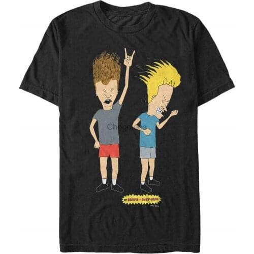 Mens Beavis and Butt-Head Head Banging Rockers T-Shirt