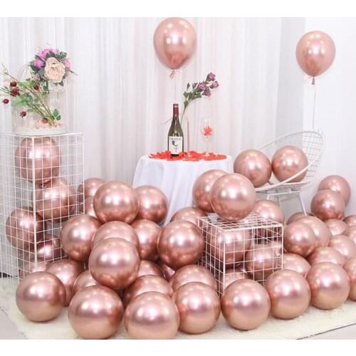 25pcs Rose Gold Metal Balloon Baby Shower Party Its A Boy Or Its A Girl Babyshower Birthday Party Decorations Baby Shower Girl