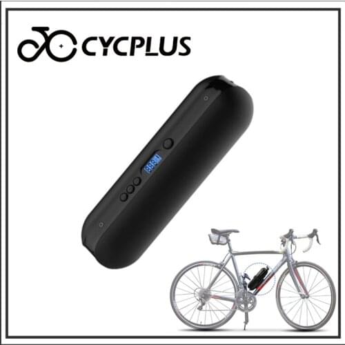 CYCPLUS Intelligent Rechargeable Portable Car Tire Bicycle Pump Pressure Auto Electric Air Inflator Bike Pump with LCD Display