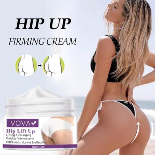 30ml Natural Extract Hip Cream Quick Absorb Fade Melanin Sexy Buttock Body Enlargement Ass Effective Cream for Female