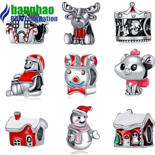 Wholesale alloy DIY charms bijoux jewelry making supplies findings clasps for women and men bracelets accessories beads B09