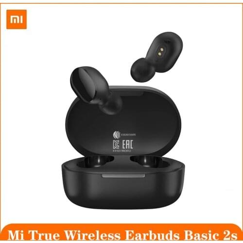 Original Xiaomi True Wireless Earbuds Basic 2S Bluetooth Earphone Global Version Headphone AI Control Gaming Model Headset