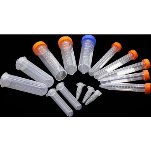 Plastic Centrifuge Tube 10ml / 15ml / 50ml Graduated Centrifuge Tube / EP Tube Round Bottom Seed Bottle PCR with EP Tube