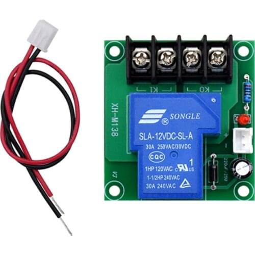 30A XH-M138 high current switch board relay board 12V input switch control 30A output