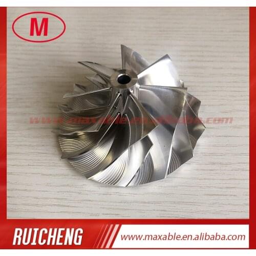 GTX3076 reverse 58.00/76.13mm 7+7 blades performance milling/aluminum 2618/billet compressor wheel for 803713-0001/700177-004