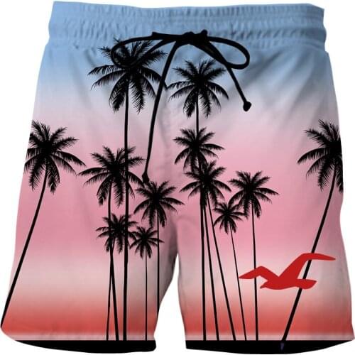 Mens Shorts Fashion landscape 3D Print shorts men Summer quick dry beach swimming pants Bermuda brand short homme pantalon