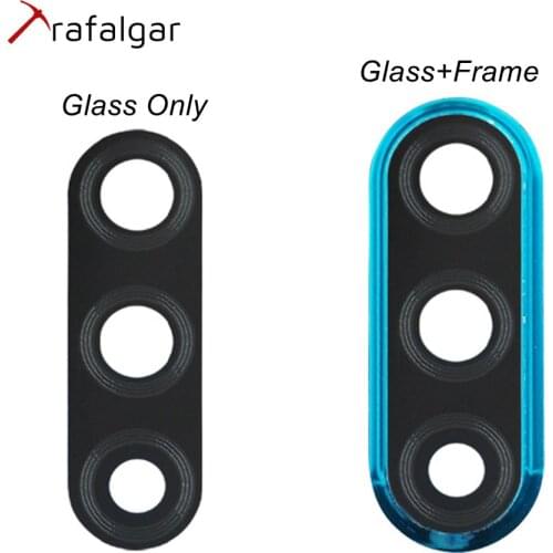 For Huawei P30 Lite Camera Glass Lens+Back Camera Frame Bezel Holder Nova 4e Replace for Huawei P30 Lite Rear Camera Glass Lens