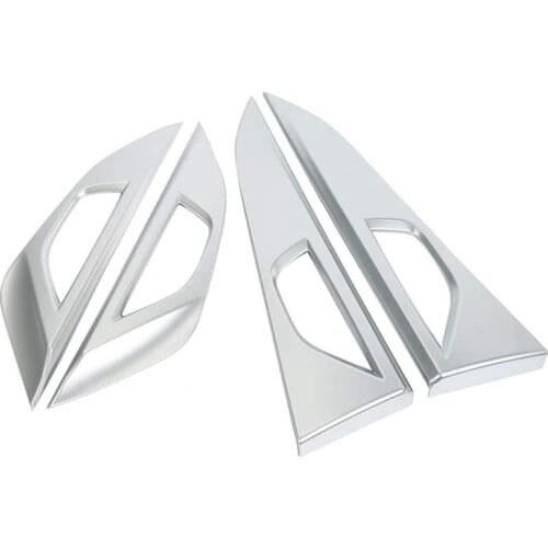 Car Inner Door Handle Bowl Frame Cover Trim Sticker for Subaru Crosstrek XV 2018-2021 Accessories Chrome