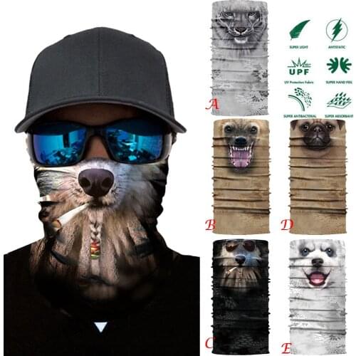 Magic Neck Gaiter Head Scarves Ear Cover Face Shield Tube Scarf Bandana Motorcycle Bicycle Breathable Face Guard Scarf Neck Tube