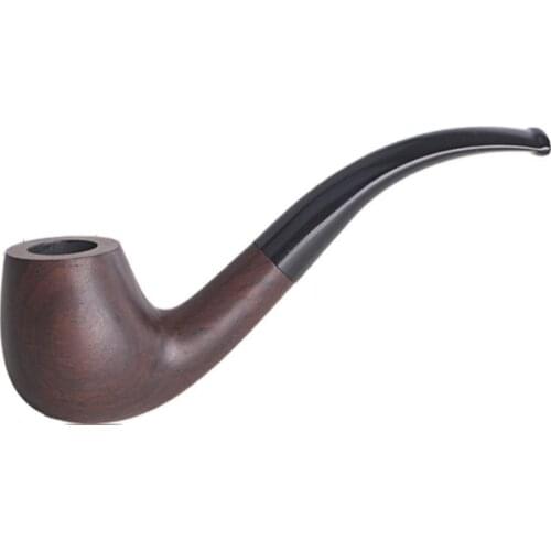 High-Quality Ebony Pipe 9mm Tobacco Smoking Pot Metal 17mm Mesh Filter Pipe Tool Set