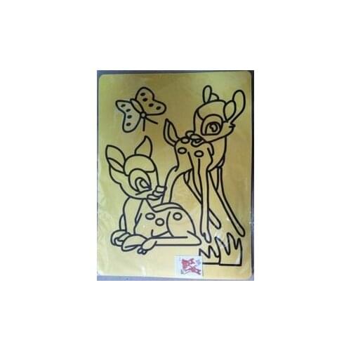 10pcs/lot, Color Sand painting set for children, free shipping