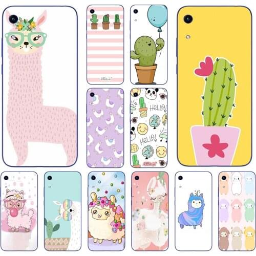 103AA Cute Llama Alpaca Animals Cartoon Silicone TPU Protective Cover Phone Case On For Huawei Honor 8A 8S 9A Prime 10i 20iSoft