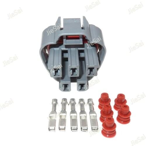 5 Pin MG641521-4 Auto Gasoline Oil Pump Assembly Plug Female Waterproof Connector For Toyota Hyundai