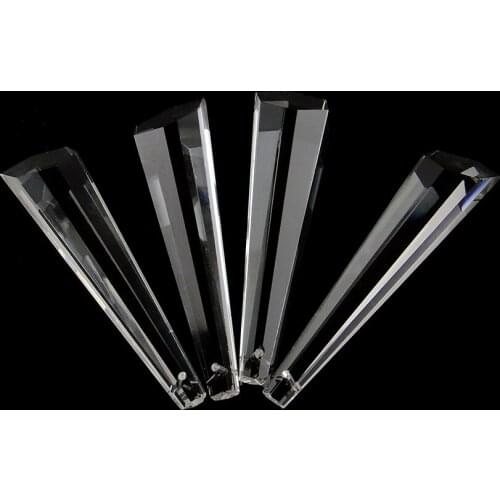 50pcs/lot 63mm Fine Crystal Lighting Accessories Corbels Shape Suncatcher Crystal Prisms Glass Trimming Pendant