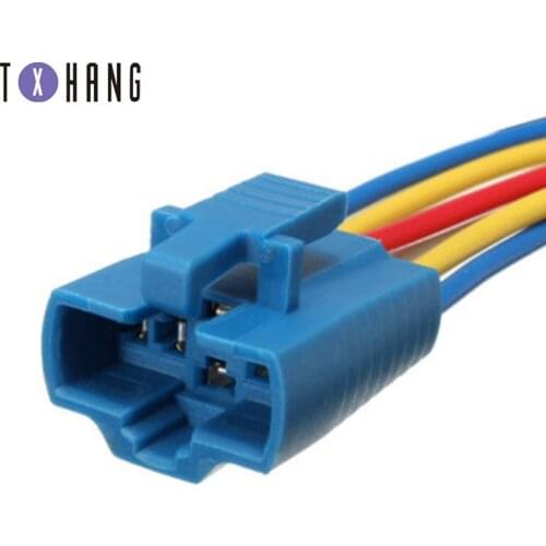 6 Pin Wire Harness Socket Plug Holder Connector For 22mm Metal Button Switch diy electronics