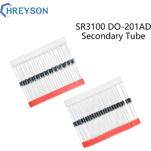 20Pcs Schottky Barrier Rectifier Diodes DO-27 SR5200 SR560 SR360 SR320 SR340 SR3100 SR3150 SR1045L SR5100 DO-201AD 3A 400V SR