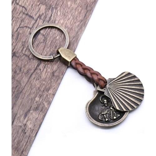 All Saint Jesus Christ Cross Suspension Pendant Keychain for Keys Mens Jewelry Car Keys Chain Ring Cover Holder Trinket