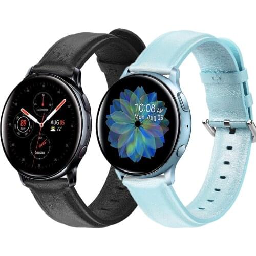 Quick Release Pins Sport Leather Watch Strap 20mm 22mm Replacement Genuine Leather Watchband Waterproof Wrist Watch Band Correa