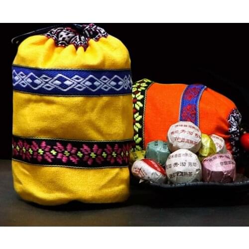 50pcs10 Different Flavors 2019 Mini Yunnan Pu-erh Tea Chinese Pu-erh Tea Chai with Gift Bag