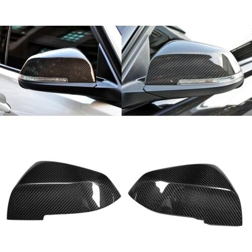 Side View Mirror Cover Carbon Fiber Rearview Mirror Covers for BMW F20 F30 F31 F21 F22 F23 F32 F33 F34 X1 E84 Side Wing