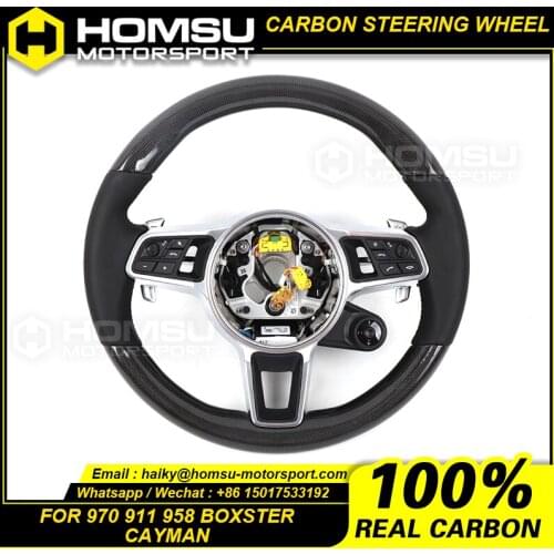 For porsche 970 911 958 boxster cayman old model to new porsche carbon fiber steering wheel