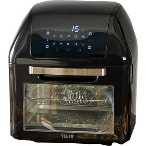 10L air fryer stainless steel cover multi-function super-heated heats electric air fryer digital control oil free air fryer