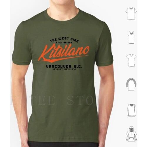 Kitsilano T Shirt Print Cotton Kitsilano Vancouver British Pnw Pacific Northwest Canada Musqueam West Side English Bay 604
