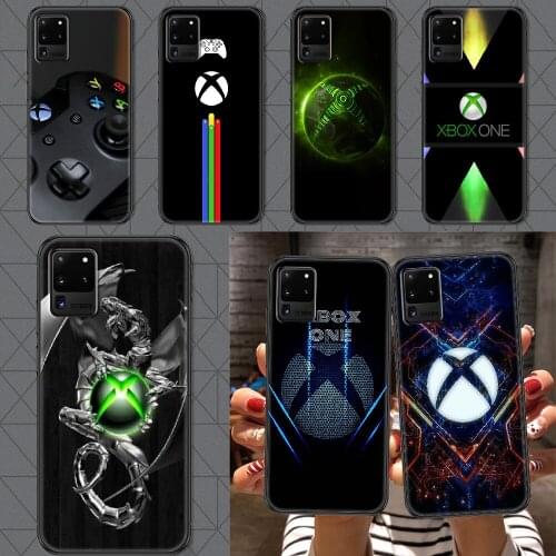 Games XBOX Phone case For Samsung Galaxy Note 4 8 9 10 20 S8 S9 S10 S10E S20 Plus UITRA Ultra black painting waterproof tpu