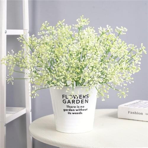 Artificial fig berry branch small meaty fruit berries plastic fake flowers branch for home table hotel wedding decoration