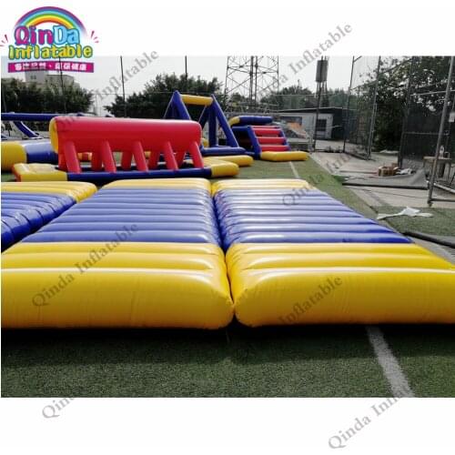 Customized made inflatable gymnastic air bouncing mat 0.9mm pvc inflatable water float mat for sports traing