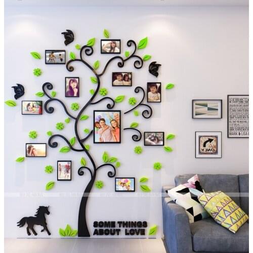 Наклейки деревья на стену MEIJ China At AliExpress