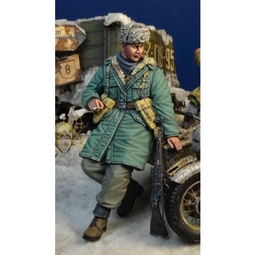 1/35 Resin Model Figure GK,There is no motorcycle , Unassembled and unpainted kit