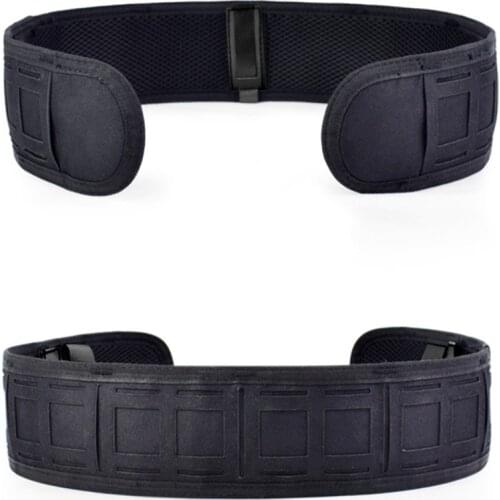 Outdoor New Tactical Military Waist Support Molle belt Battle Belt Combat Airsoft Laser Cut TRA Waist Padded