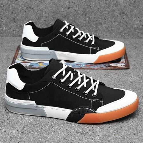 Causal Shoes For Men Mens Canvas Shoes Casual Zapatos De Hombre Sapatos Zapatillas Shoe Man Informales Fashion Men Black