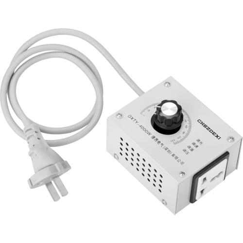 AC 220V 4000W Variable Voltage Regulator Temperature Controller Motor FAN Speed Temperature Light Voltage Adjuatable Dimmer