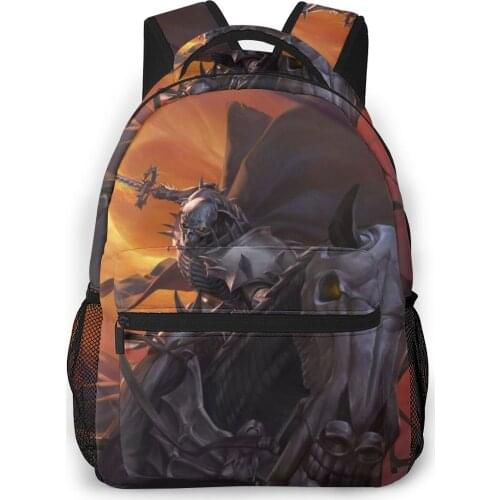 Skull Knight Berserk Backpack for Girls Boys Travel RucksackBackpacks for Teenage school bag