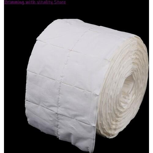 900pcs/roll Nail Cotton Wipes UV Gel Nail Tips Polish Remover Cleaner Lint Paper Pad Soak Nail Art Cleaning Manicure Tool Hot
