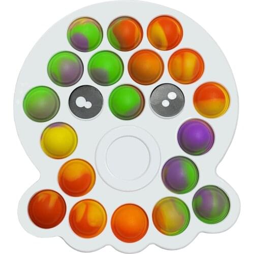 Super Fidget Toys Education Intensive Training Push Pinch Reliever Simple Dimple Anti Stress Cute Animal Toy For Children