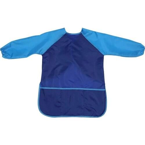 Waterproof Long Sleeve Apron Baby Toddler Painting Feeding Smock Bib Children Drawing Supplies