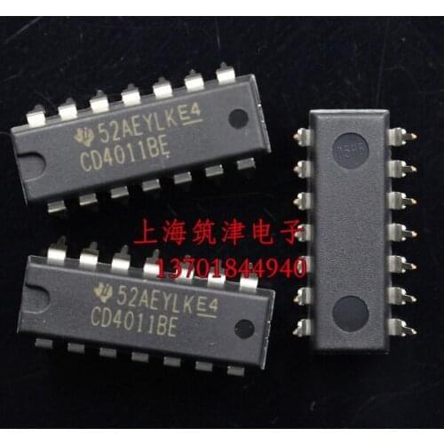 Xinyuan 50pcs/lot CD4011BE DIP14 CD4011 DIP 4011BE DIP-14 new and original IC