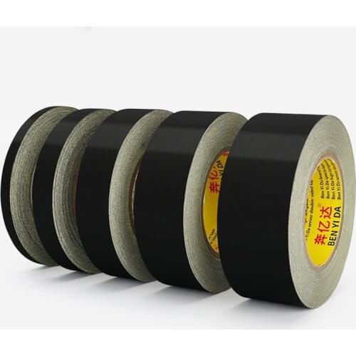 1PCS 8mm-20mm 30M Black Acetate Cloth Single Adhesive Tape Acetate High temperature Resistance Tape For Electric Phone LCD Repai