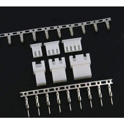 10sets XH2.54 2.54mm Wire Cable Connector XH Plug Male & Female JST Aerial Docking for Battery Charging Cable DIY