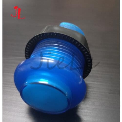 10pcs 5V LED Illuminated Push Button for arcade joystick 28mm full color lighted round push button switch Built-in LED Lamp