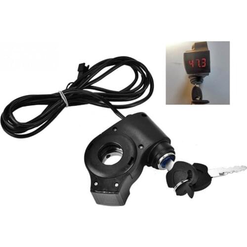 12V-99V Electric Bike LCD Battery Display Speed Control 3 wires for Electric Bicycle Scooter