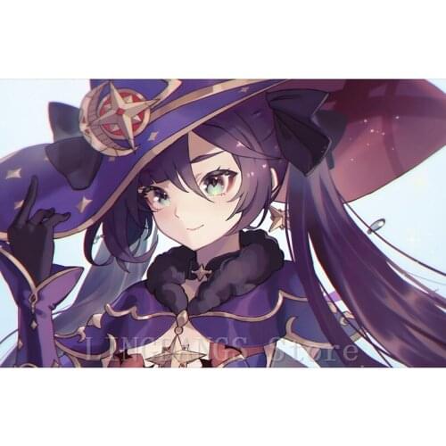 5D DIY Full Drill Diamond Painting Anime Game Genshin Impact Series Diamond Mosaic Embroidery Cross Stitch Kits Home Decor Gift