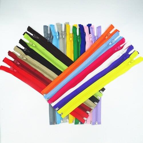 60Cm (24 Inch) 10Pcs 5# Nylon Opening Zipper(20 Colors) Suitable For Of Clothing Luggage Home Textiles