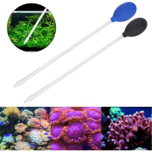 Acrylic Coral Feeder Water Changer Suction Feces Cleaning Fish Tanks Tube Feeding Tool