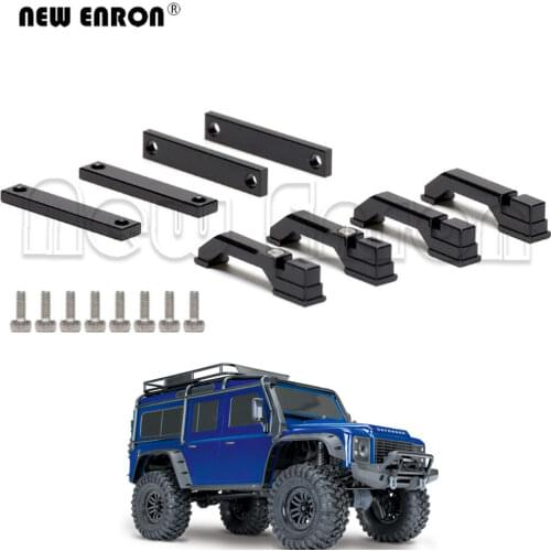 RC Car 4Pc 1:10 Aluminium Alloy Door Handle for RC Crawler Car 1/10 Traxxas TRX4 TRX-4 D90 AXIAL SCX10 Remote Control Accessory