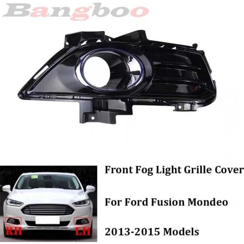 Front Bumper Fog Light Grille Cover DS73-19952CAW For Ford Fusion Mondeo 2013 2014 2015