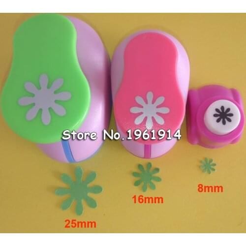 Free Shipping (3/8",5/8",1") Daisy Shaped craft punch Scrapbooking School DIY Flower Paper Cutter EVA foam Petal Embossers